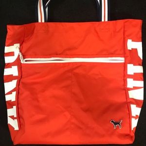 Pink Victoria Secret beach bag